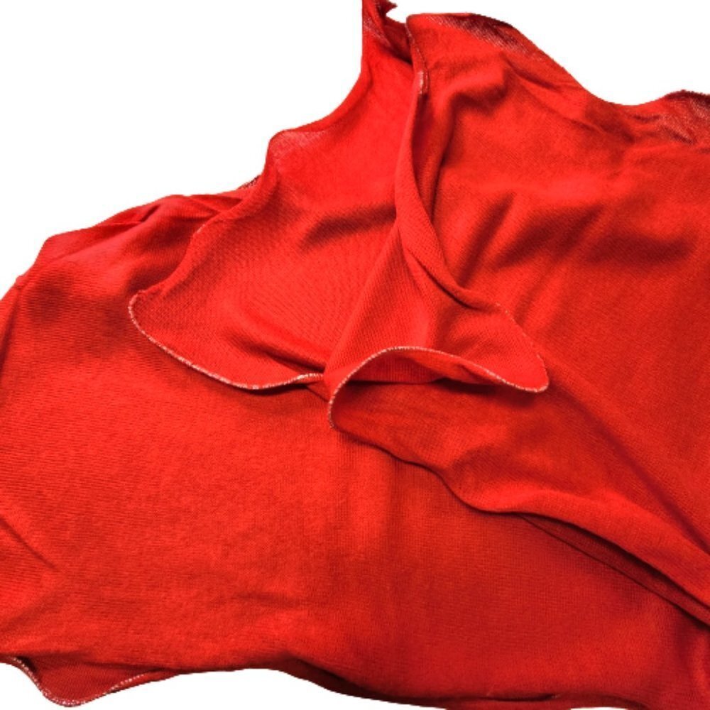 Red Scarf Fall Scarf Rectangular Scarf - NEW - Picture 4 of 7